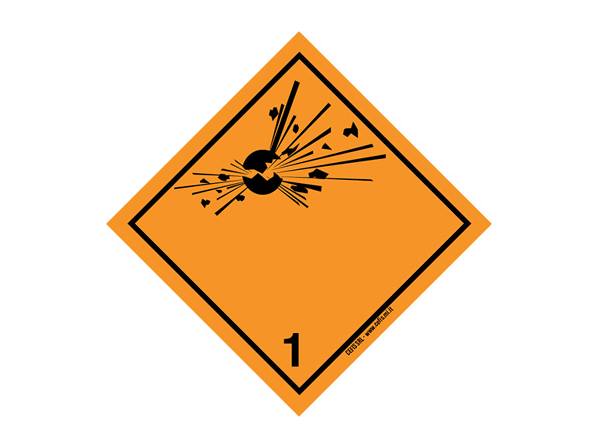 Etichette Classe 1 – EXPLOSIVES