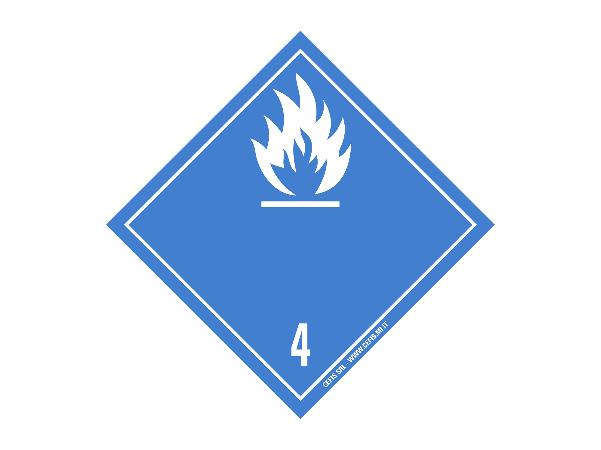 Etichette Classe 4 – Flammable solid