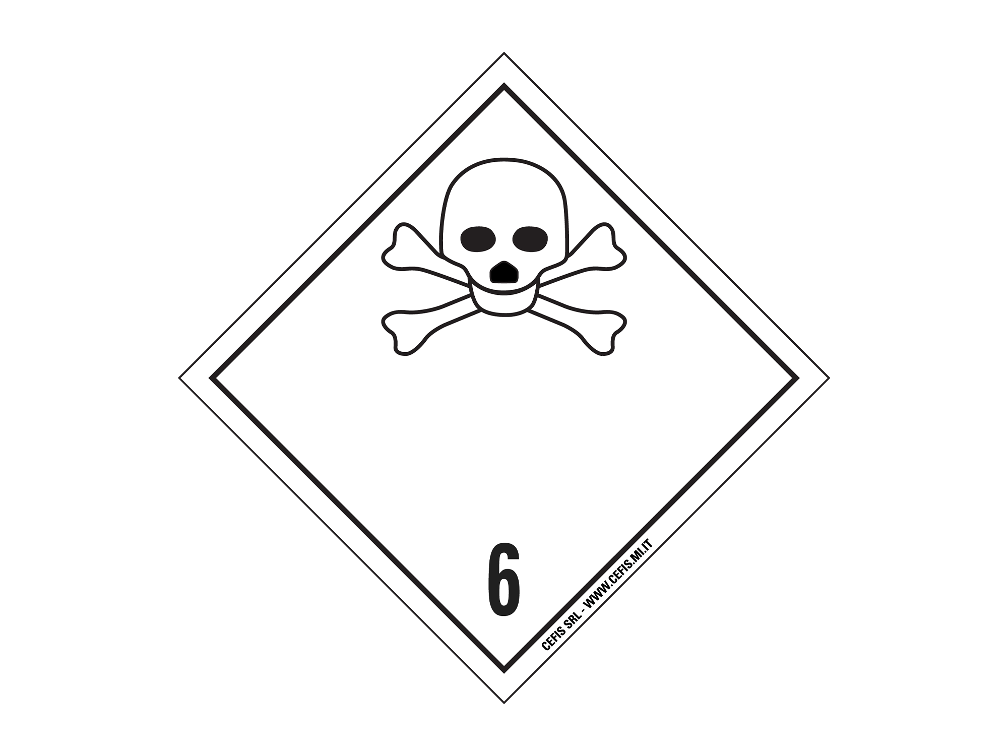 Etichette Classe 6 – Toxic and infectious substances