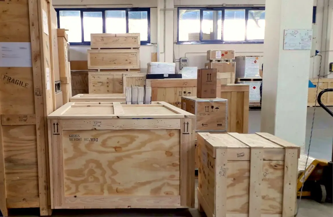 Casse in legno prodotte su misura imballaggi legno certificato Ispm15 FitOk Cefis imballaggi industriali