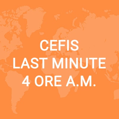 Cefis Last Minute imballaggio urgente 4 ore a.m.