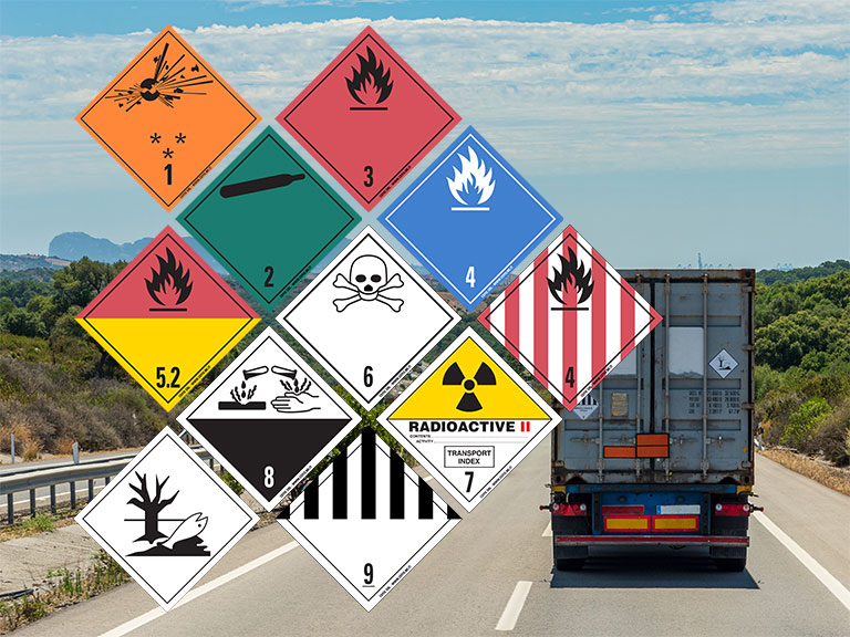 Etichettatura e marcatura trasporto ADR di merci pericolose