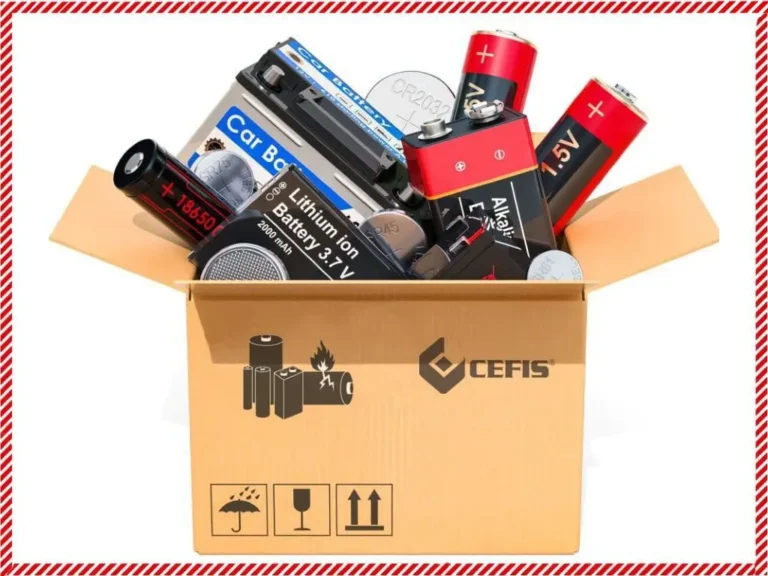 Imballare secondo normativa trasporto batterie al litio. Cefis Srl imballaggi industriali e merci pericolose a Cormano MI.