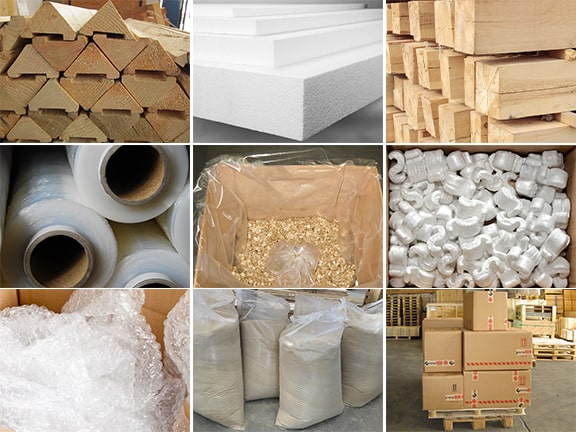Materiali vari per l’imballaggio