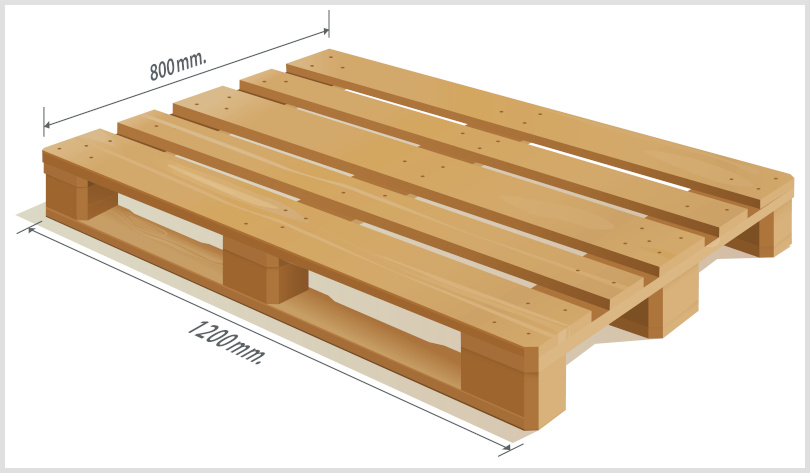 Produzione pallet in legno Eur dimensioni varie e personalizzabili. Questo è un bancale in legno 1200x1000 robusto.