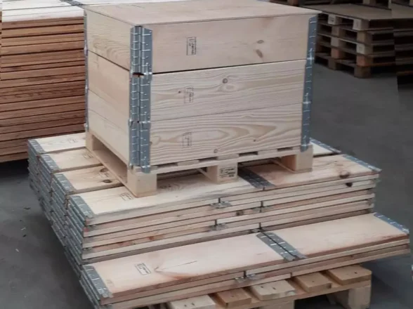 Paretali per pallet in legno